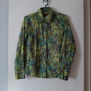 LIBERTY ART FABRICS Multicolor Floral Print Shirt L